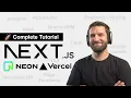 Build a Next js Project and deploy with Vercel Neon Drizzle TailwindCSS FlowBite and more