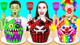 Кулинарный Челлендж: Вампир vs Клоун vs Зомби | Съедобная Битва от TeenTeam Challenge