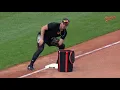 Bobby Dickerson instructs Renato Nunez on a proper tag