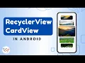 RecyclerView with CardView in android Android Studio