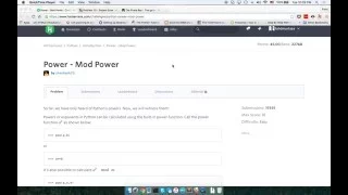 004 Python at hackerrank Power Mod Power
