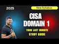Download Lagu How to Pass CISA Domain 1 2025 : Reveal Secrets
