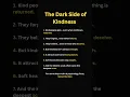 Download Lagu The Dark Side of Kindness | Unlocking the Secrets of the Mind | Core Thoughts #motivation #psycholgy