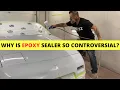 Mixing and applying EPOXY on the 1985 Fiero GT