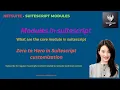 NETSUITE - SUITESCRIPT MODULES
