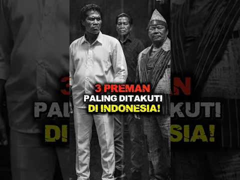 3 Preman Legendaris yang Ditakuti di Indonesia #shorts