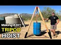 DIY Tripod Hoist - For Lifting Rocks and other Heavy Things