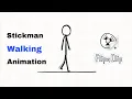 How to animated Walking Stickman in FlipaClip super EASY