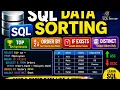 SQL Data Sorting