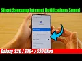 Download Lagu Galaxy S20/S20+: How to Silent Samsung Internet Notifications Sound