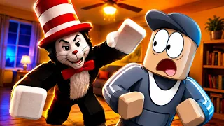 The CAT IN THE HAT Is Hunting Us! | Amber Alert 3.0 Roblox