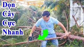 nếu có cây cưa này trong nhà thì mọi thứ sẽ rất dễ dàng, cưa xích pin amaxtools giá rẻ mà ngon