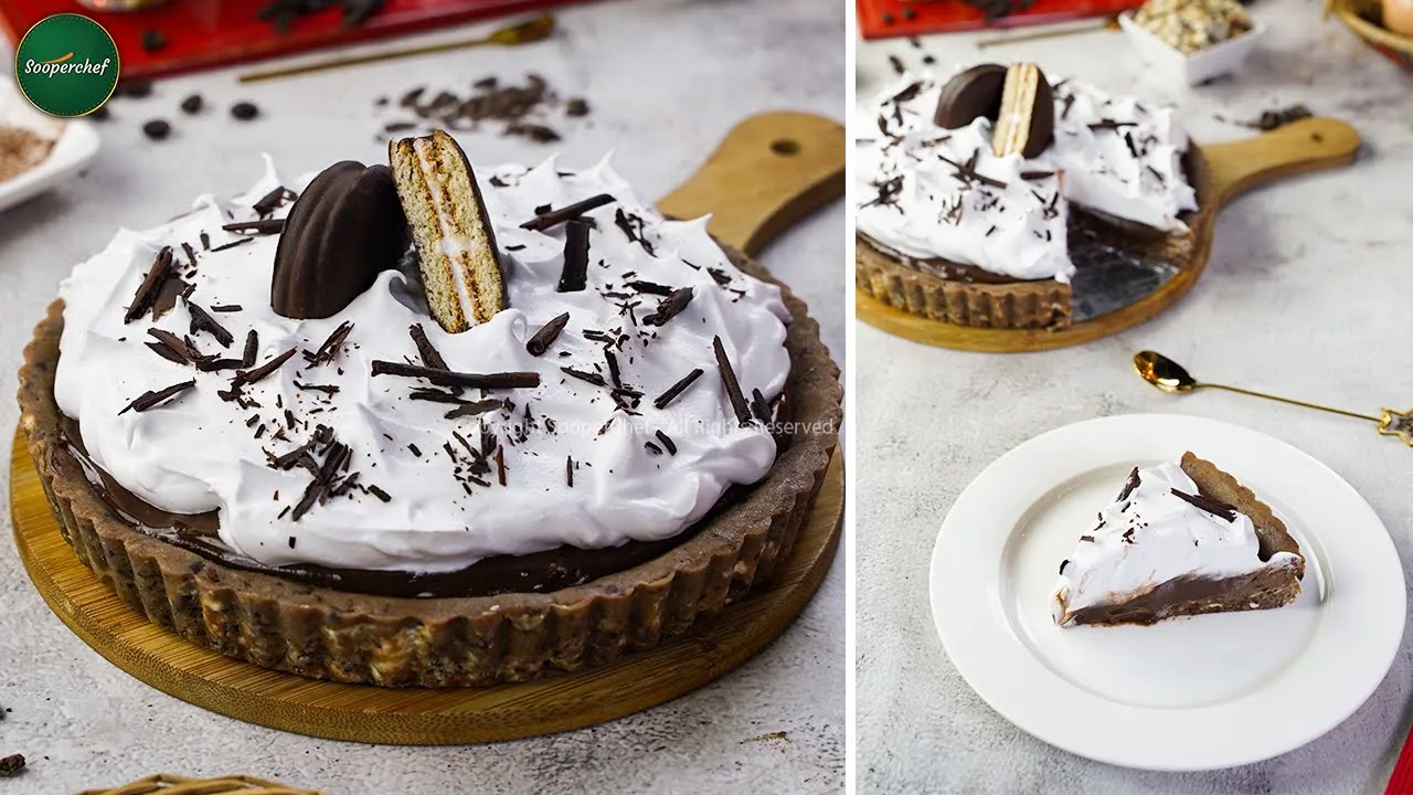 Choco Pie tart Recipe by SooperChef