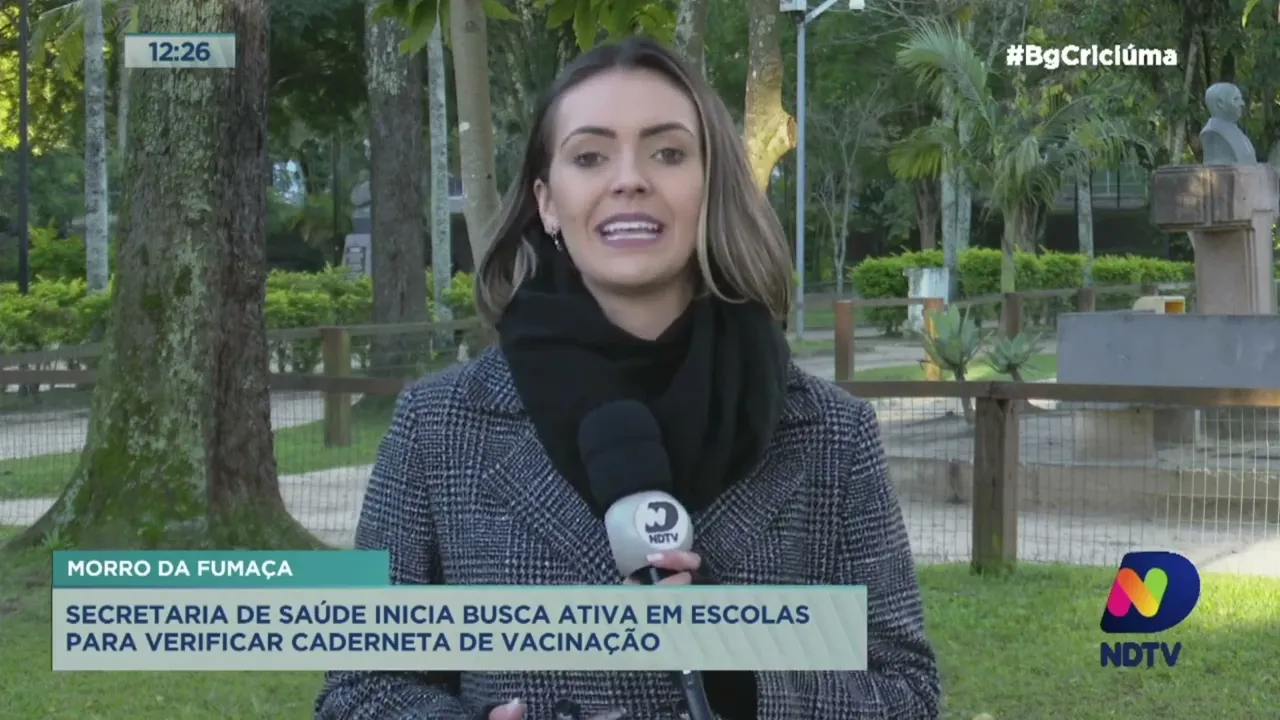Morro da Fumaça inicia busca ativa das crianças nas escolas para atualizar cadernetas de vacinação