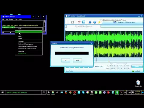 Download MP3 Registration for MP3 CUTTER for FREE - 100% WORKING