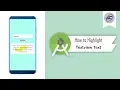How to Highlight TextView Text in Android Studio HighlighTextViewText Android Coding