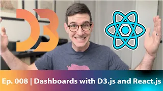 D3 js in 10 Minutes or Less ep 008 - D3 React
