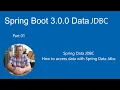 Spring Boot 3 0 0 Data JDBC - Part 01