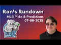 Download Lagu MLB Picks \u0026 Predictions Today 7/6/25 | Ron's Rundown