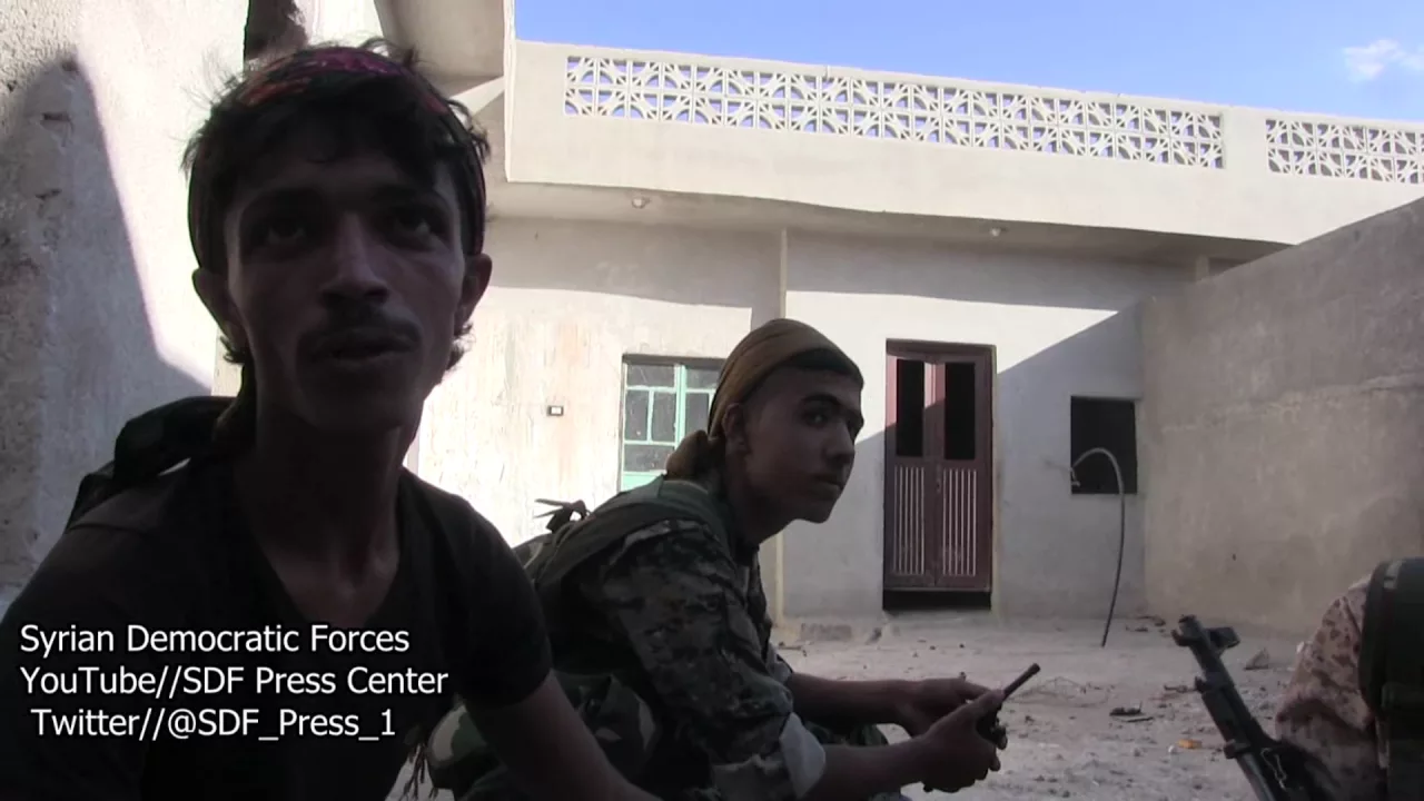 The first video from house of Abu Layla, the commander of #MMCF