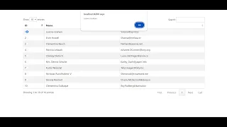 ANGULAR 17 Datatable with Dynamic Data Get data from selected row