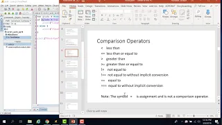 12c JavaScript Comparison Operators