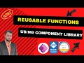 Create Reusable Custom Functions using Power Apps Components