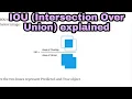 What is IOU intersection over union in object detection