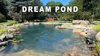 We Built 110k Gallon Backyard Swim Pond ep. 8