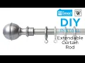 How to install an Extendable Curtain Rod