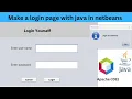 How to make a GUI login in java using netbeans Learn Grow and earn Tech - Pro