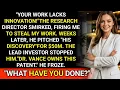 He Stole My Invention and Fired Me Then My Patent Lawyer Made One Call Corporate Revenge