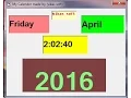 Calendar software Make Using VB 6 0