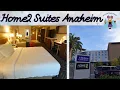 Home2 Suites by Hilton Anaheim 1 King Bed Studio Suite Room Tour Disneyland Off-Site Hotel