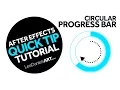 After Effects Tutorial QUICK TIP Circular Progress Bars