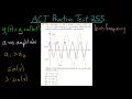 ACT Math Practice Test 2 55 Trigonometry 5