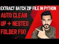 Extract Organize ZIP Files in Python No More Messy Folders