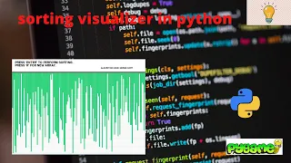 Sorting Visualizer Project Python Pygame WithCode TechProject