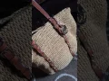 Michael Kors large straw shopper tote studded