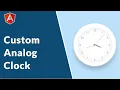 Create Analog Clock Using Angular