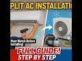 Download Lagu Installing a Split AC - The Definitive Guide