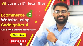 Use of base url in codeigniter 4 and add local assets files codeigniter 4 tutorial