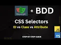 Learn CSS Selectors for Playwright ID Class Attribute Parent Child For absolute beginners