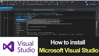 How to Install Microsoft Visual Studio in Windows 8 1 10 11