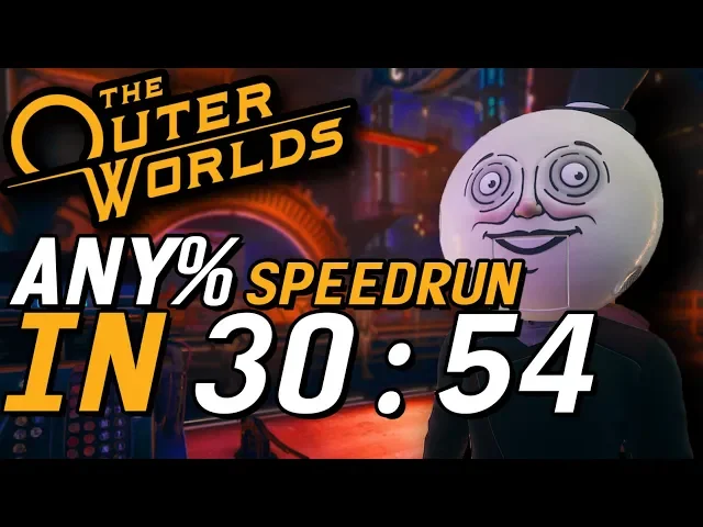 The Outer Worlds Any% Speedrun in 30:54 (34:36 RTA)