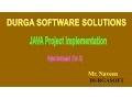 JAVA Project Implementation - Project development Part