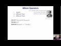 SQL3 - where condition operators booleans