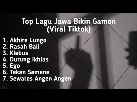 Download MP3 Top Lagu Jawa ( Slowed ) Bikin Gamon - Viral Tiktok
