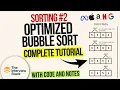 Optimized Bubble Sort Sorting Algorithms Sorting