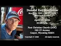 April 14 2026 - Donald Ray Stapleton